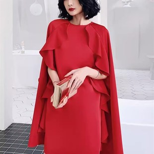 新娘孕妇小礼服连衣裙 妈妈装 宴会晚礼服女2024新款 宽松胖妹妹大码