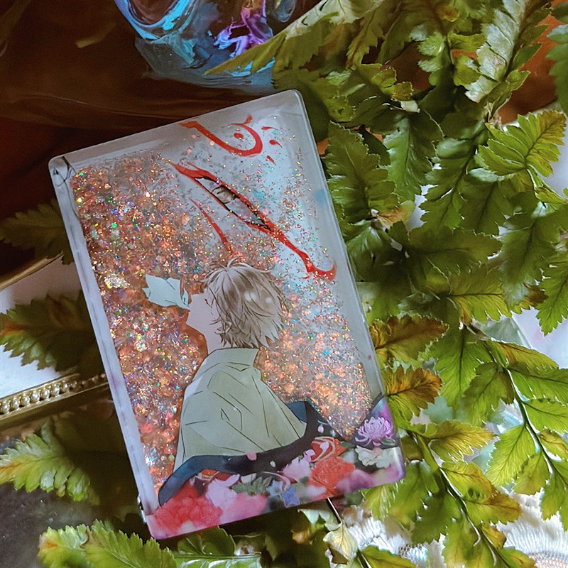 【流沙麻将】夏目与斑糖稀色梦幻自制三层立体流沙摆件夏目友人帐