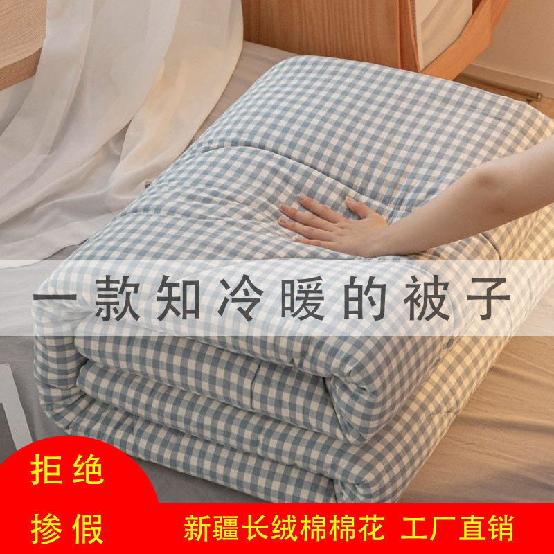 工厂直销 新疆棉花被水洗棉花被子 秋冬被加厚保暖棉花被褥,床上用品,棉花被,淘宝优惠券,粉丝福利购,淘宝优惠卷