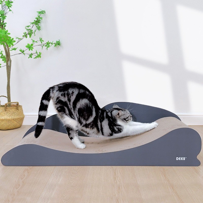 得酷猫抓板贵妃床特大号磨爪器耐磨不掉屑猫窝耐抓猫沙发猫咪玩具