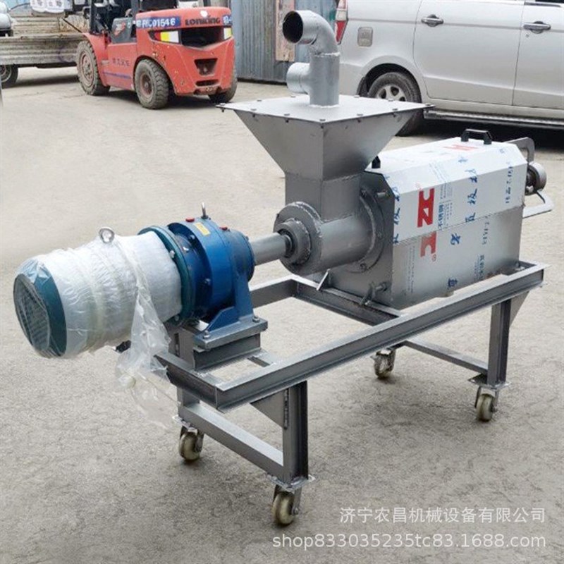 禽畜粪便干湿分离机 斜筛酒渣固液分离机 不锈钢豆渣猪粪脱水机