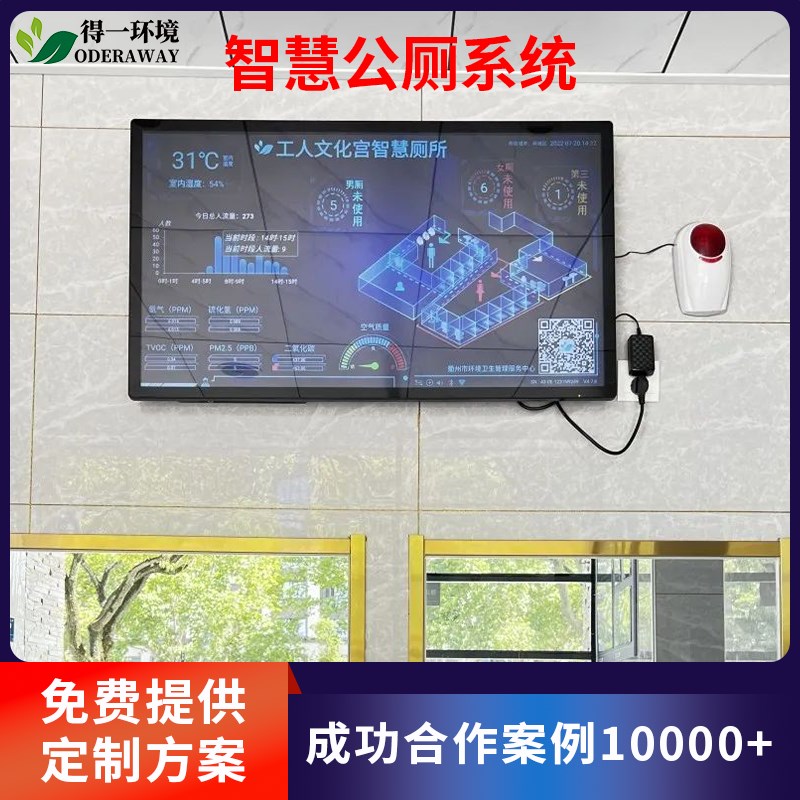 智慧公厕有人无人引导系统智能厕所卫生间蹲位感应状态指示显示屏