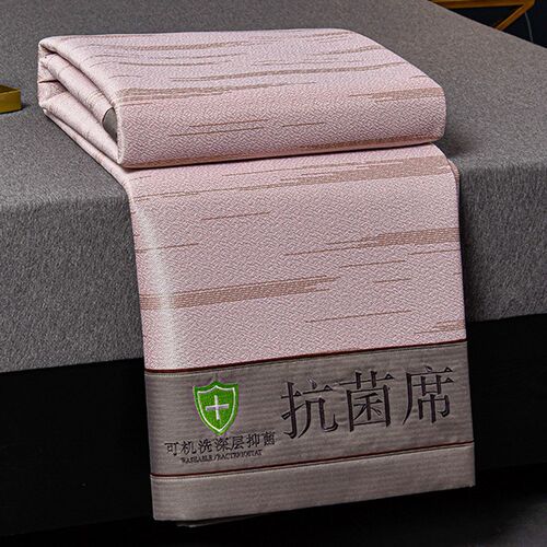 夏季可机洗抗菌藤席凉席三件套冰丝空调软席冬夏两用学生宿舍单人