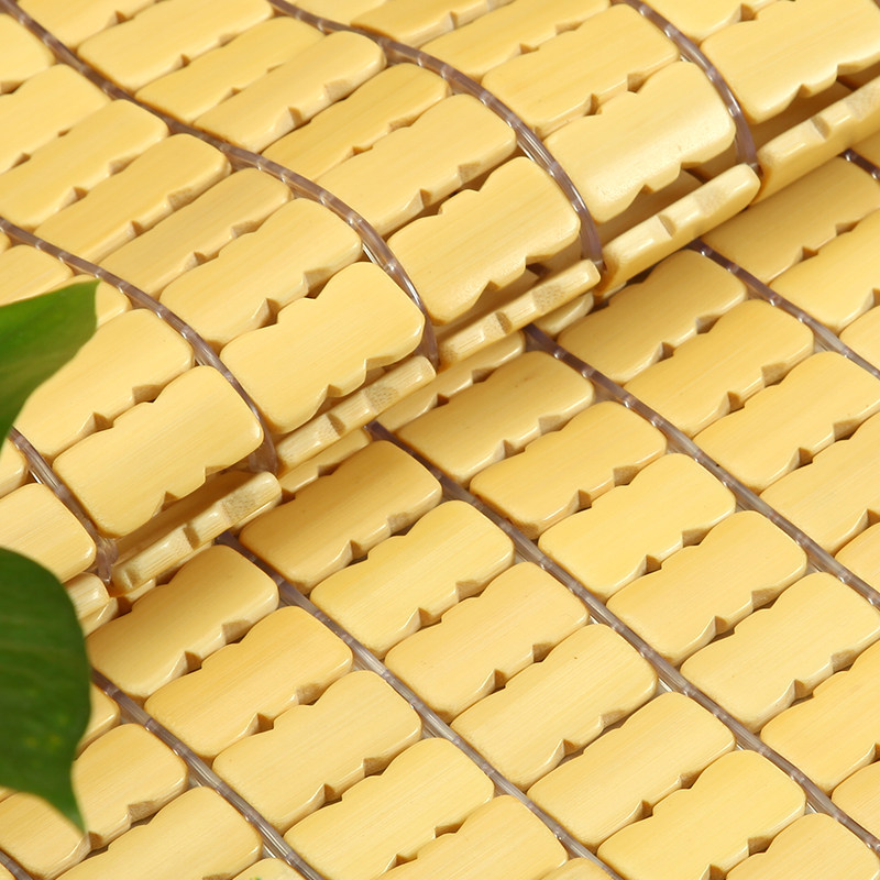 麻将凉席1.5m竹席麻将席1.8m床竹块凉席1.2米单人0.9学生宿舍席子