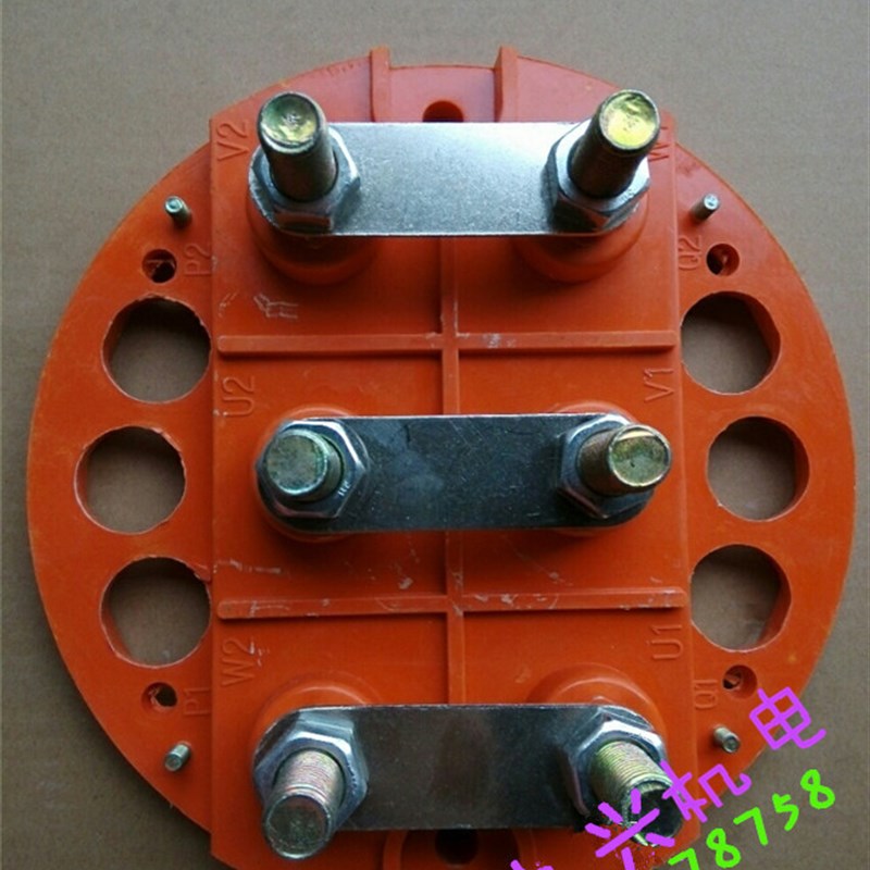 Y2系列电动机接线柱 接线板 Y2-355型多孔柱 M16铁丝铜连片