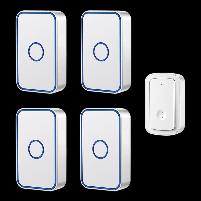 门铃无线家用超远距离一拖四电子门玲遥控智能老人病人呼叫器防水