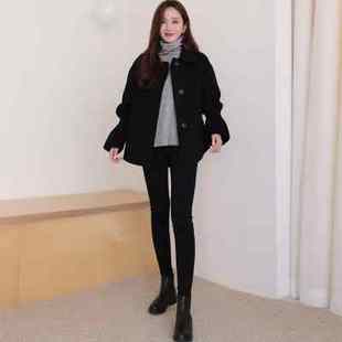 大尺码 保暖黑色窄管紧身裤 孕期休闲显瘦魔 子春秋fe外穿时尚 孕妇裤