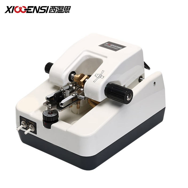 西文思镜片自动开槽机 配眼镜机器加工设备半框镜架拉丝机不锈钢