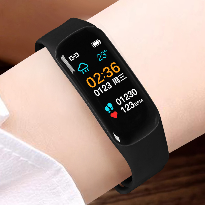 手表女款多功能运动跑步智能手环初高中学生计步男防水圣诞节礼物