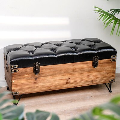 实木换鞋柜凳储物凳可坐服装店试衣凳门口穿鞋凳实木X现代收纳凳