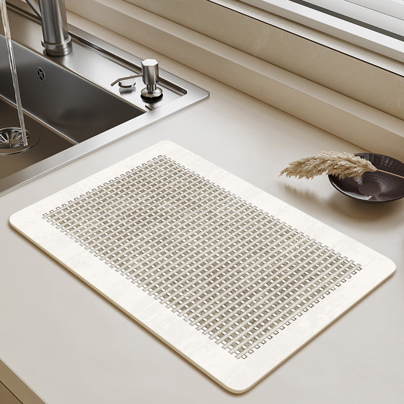 科技皮厨房台面沥水垫洗碗台y水池吸水垫吧台碗筷餐具控水垫子防,居家布艺,厨房地垫,淘宝优惠券,粉丝福利购,淘宝优惠卷