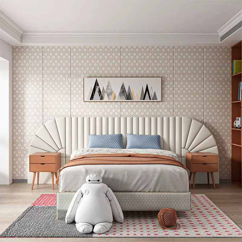 定制榻榻米软包墙围炕围皮革背景墙儿童防撞床头软包靠背自粘床围,家装主材,背景墙软包,淘宝优惠券,粉丝福利购,淘宝优惠卷