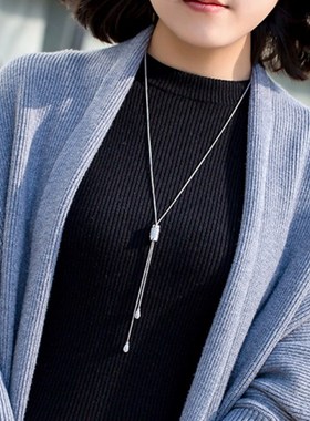 毛衣链长春秋冬季衬衣服挂件挂链挂坠大气水晶百搭时尚女装配饰品