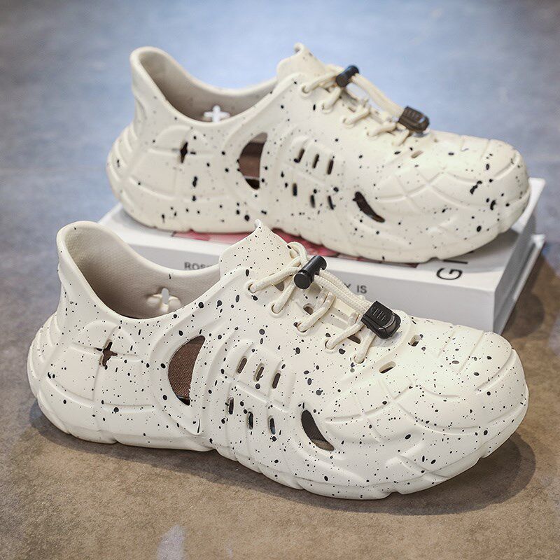 凉鞋男夏季外穿防滑大码全包洞洞鞋男生户外沙滩运动凉拖2025新款