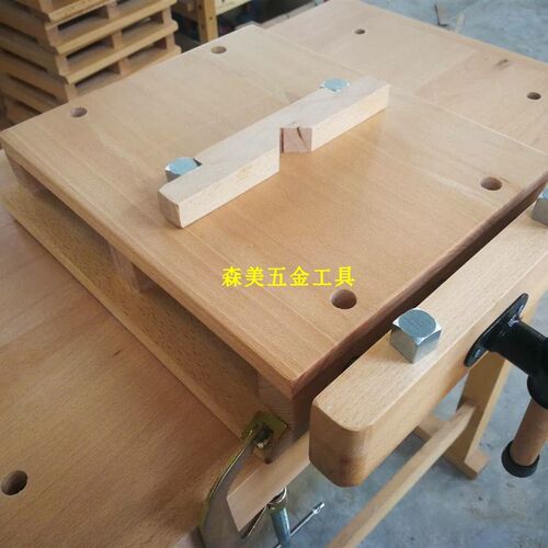 木工桌卡榫桌档 工作台配件 钢制木工钳夹块快拆木工桌限位块