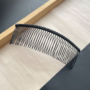 15cm超大号刘海梳碎发整理神器刘海发夹女前额铁齿倒插梳网红发梳