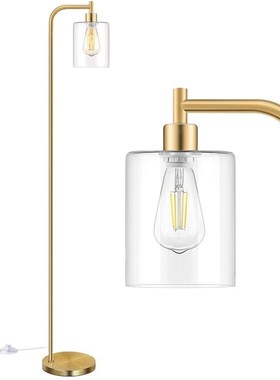 客厅落地灯复古i乡村工业办公室台灯美式古典LED灯现代卧室落地灯