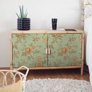 复古美式贴纸家具翻新柜门柜子衣柜鞋柜旧物改造装饰壁纸自粘墙纸