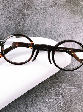 小圆框板材手工眼镜架 复古超轻眼镜框 98218