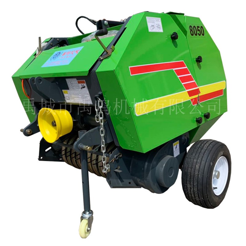 厂家供应牧草捡拾打捆机 四轮拖拉机带玉米秸秆粉碎打捆机