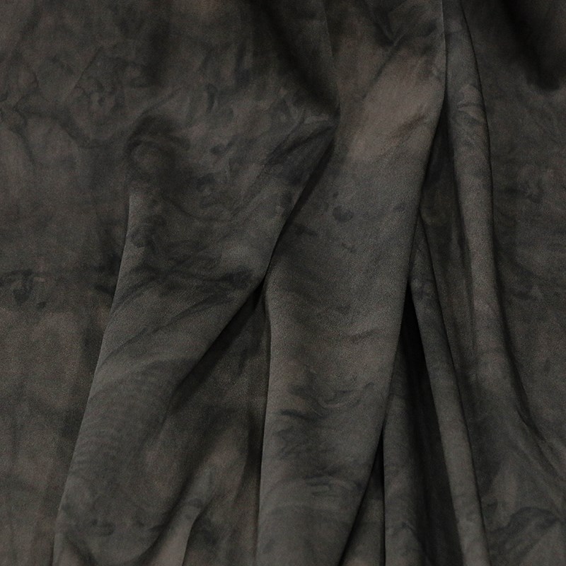 30姆米重缎香云纱顺德传统拷莨绸面料 古法植物扎染古朴小众布料