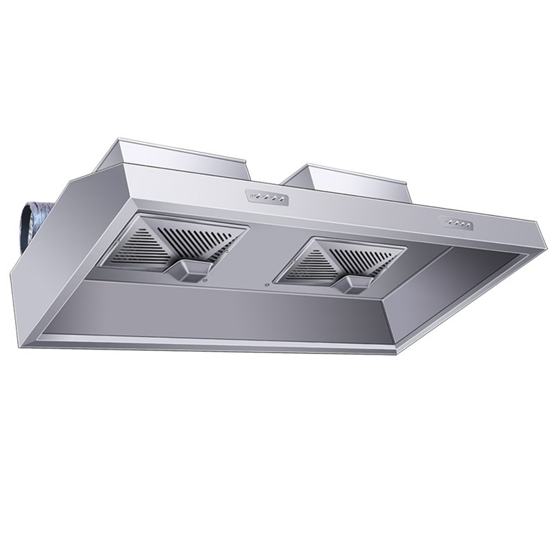 商用抽油烟机不锈钢排烟罩饭店家用农村油烟机厨房油烟罩带净化器