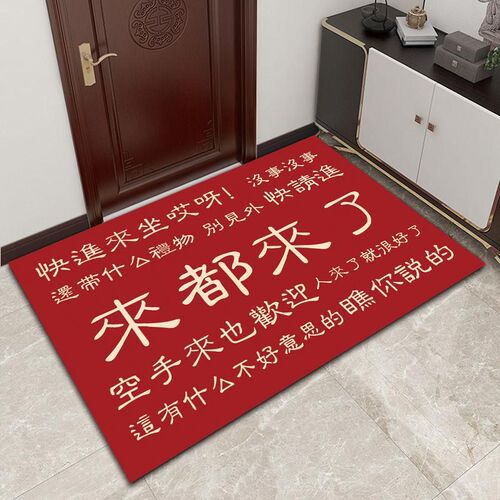 你空手来b啊地垫来都来了入户门厨房卫生间进门口个性创意水洗脚