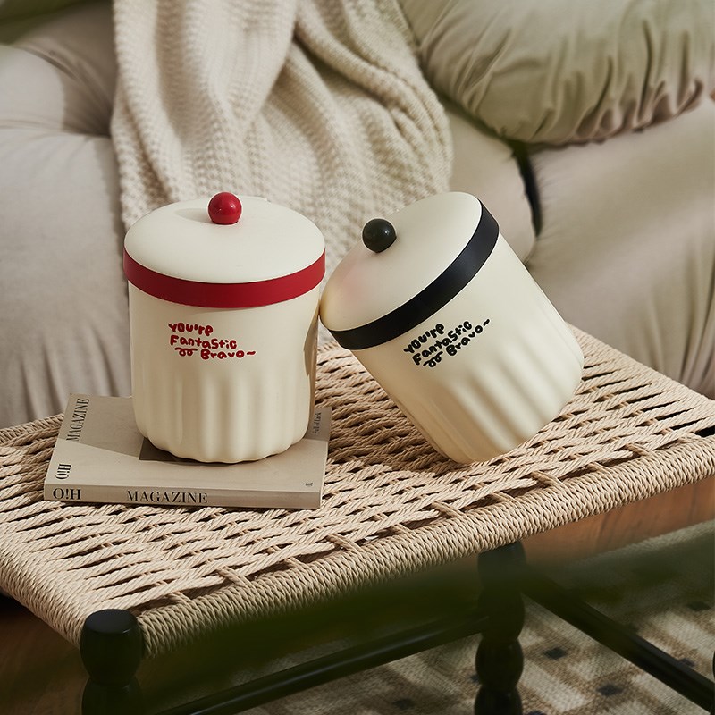 可爱卡通桌面垃圾桶翻盖式家用迷你小号学生宿舍书桌上大容量纸篓