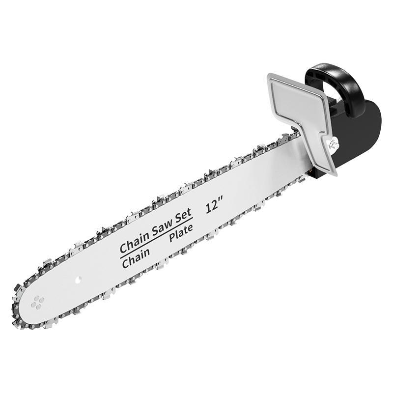 角磨机改装电链锯配件电锯家用小型迷H你手持多功能木工切割伐木