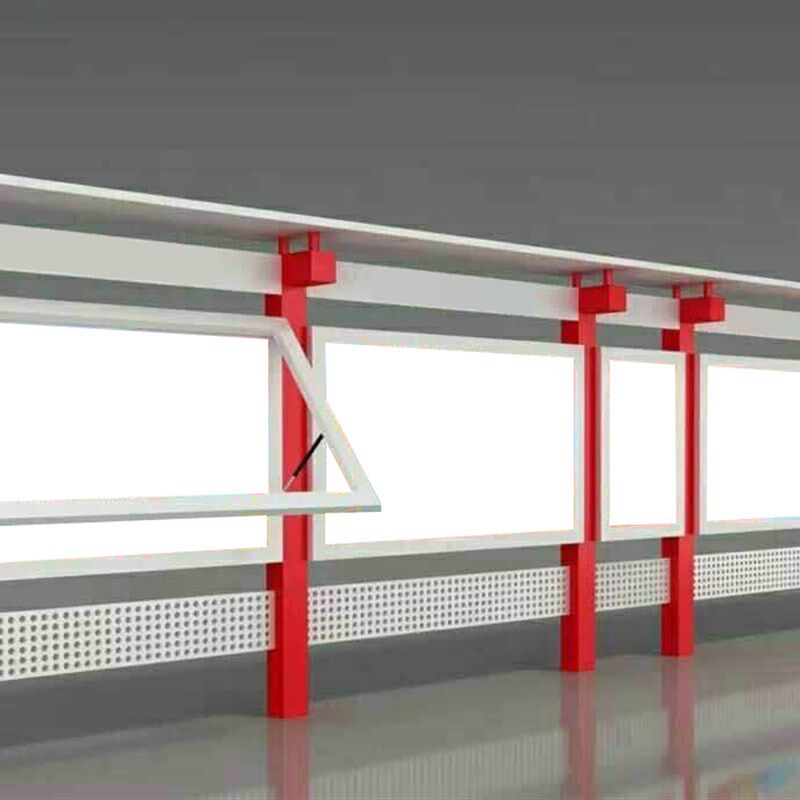 定制不锈钢宣传栏公告栏公示栏标识广告牌价值观景观小品垃圾分类