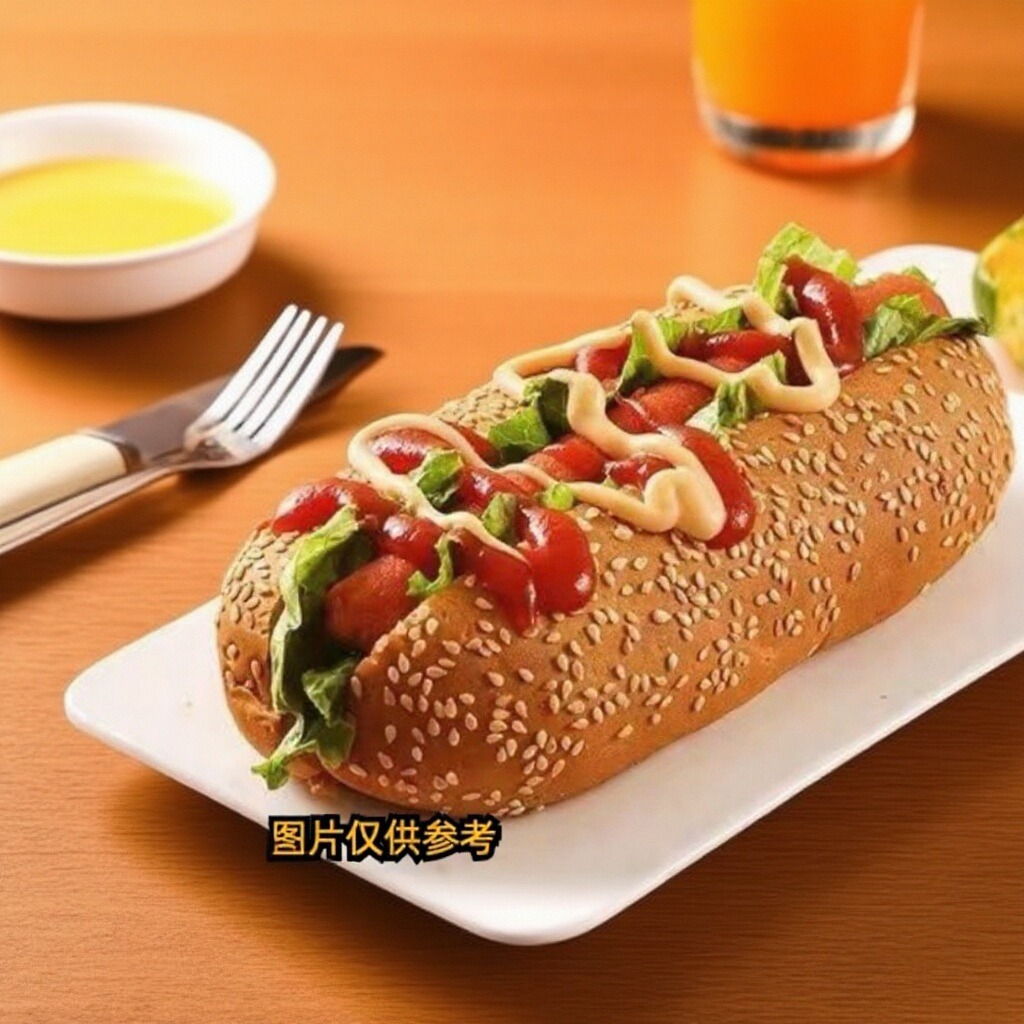 原味热狗面包胚汉堡包热狗香肠营养即食儿童早餐面包