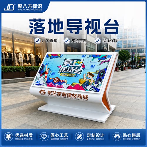 户外导览导向台小区指示牌