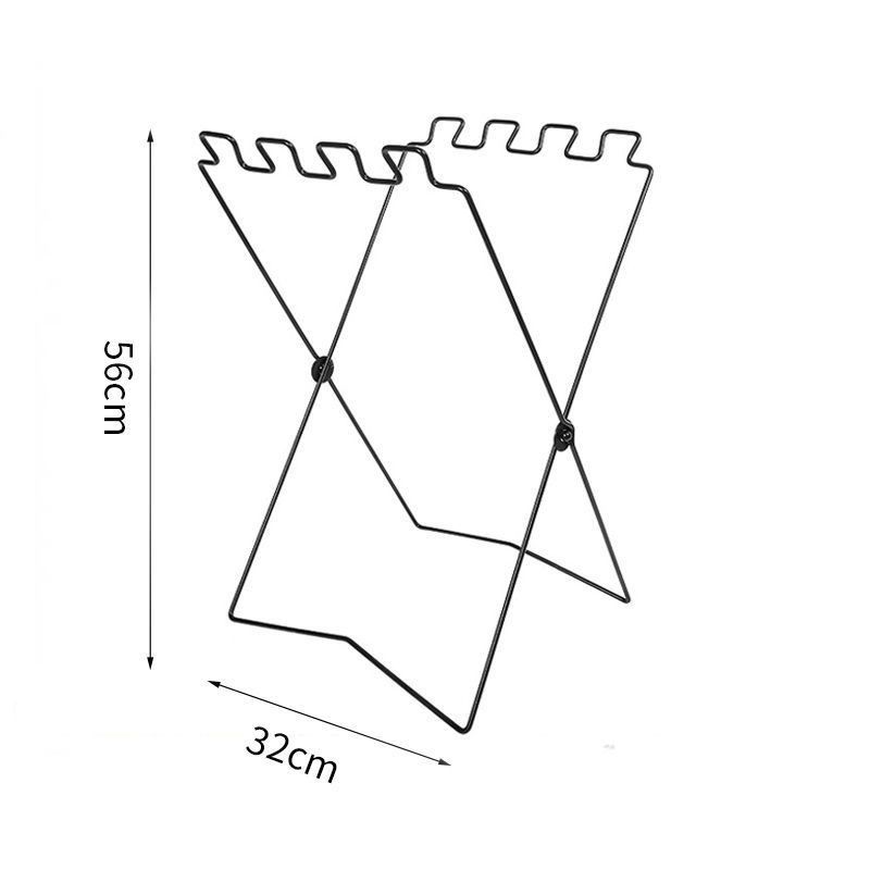 大号垃圾袋架子垃圾桶固定架折叠架家用厨房户外露营折叠收纳支架