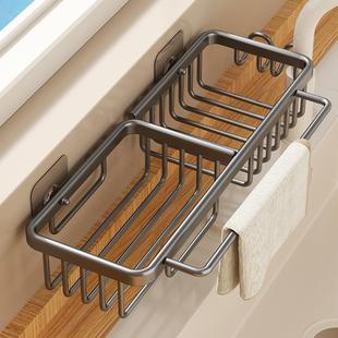 厨房龙头置物架多功能洗碗槽菜池沥水收纳层架子放菜瓜布抹布挂篮