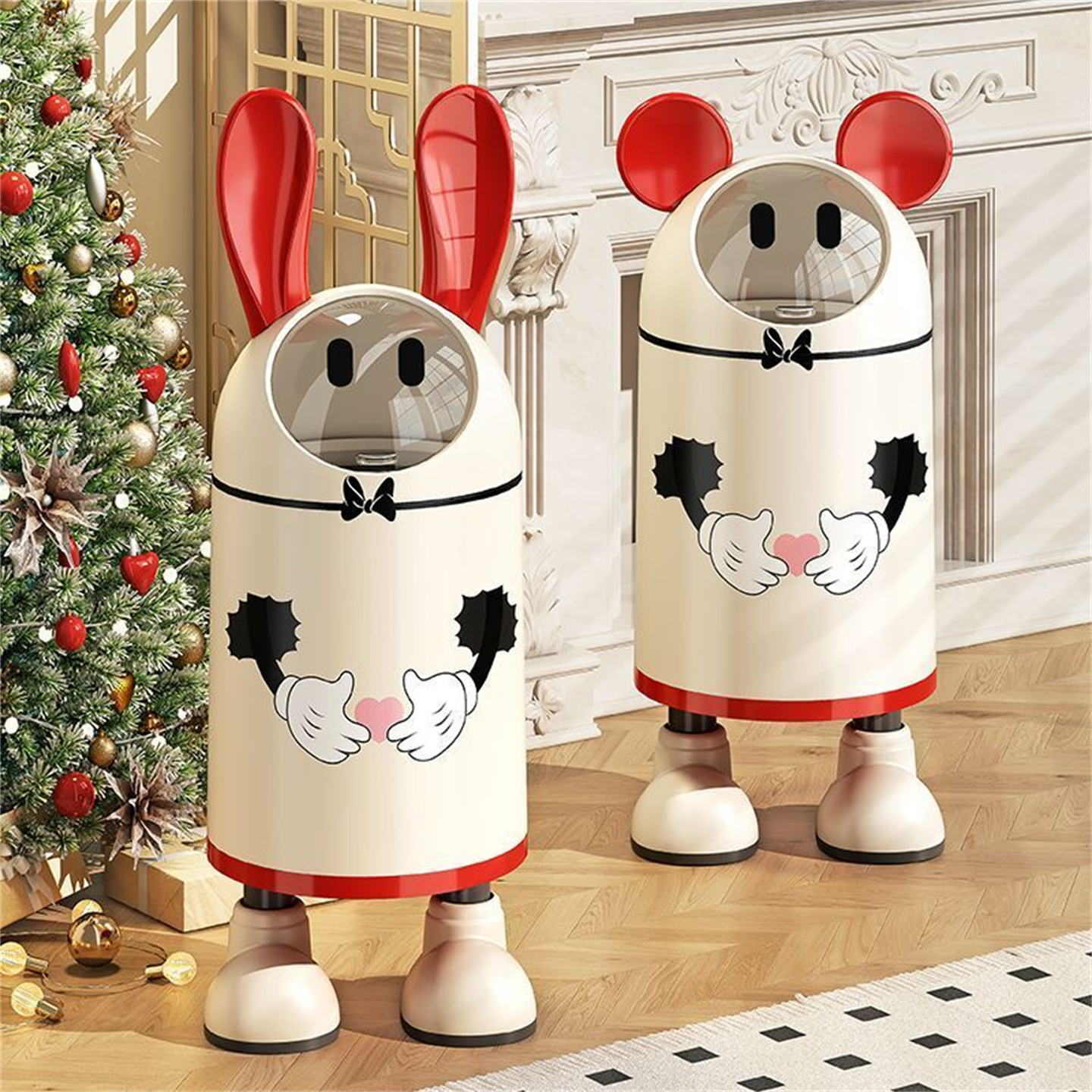 创意垃圾桶高颜值可爱家用纸篓