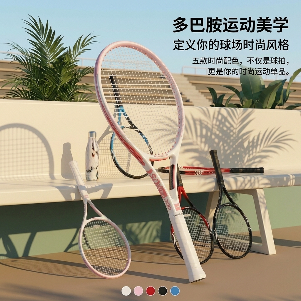 威羽胜网球拍大学生训练器套装单人初学者带线自动回弹初学者套装