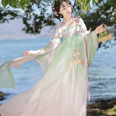 池禾原创汉服女齐胸汉元素日常夏