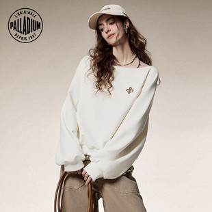 PALLADIUM帕拉丁上装时尚拼接设计女款圆领卫衣1913539