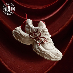 【RICH新年系列】PALLADIUM帕拉丁休闲厚底增高女花瓣老爹鞋99753