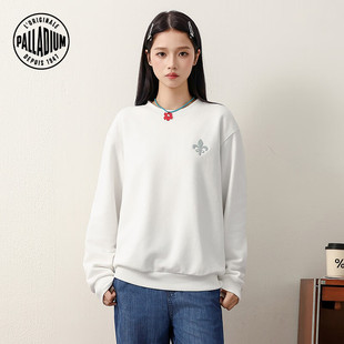 PALLADIUM帕拉丁上装鸢尾花刺绣男款圆领卫衣1013492＆1013493