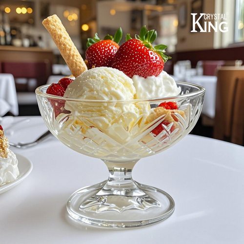 冰淇淋杯甜品碗玻璃杯家用高颜值雪糕酸奶布丁冰球奶昔冰激凌杯子