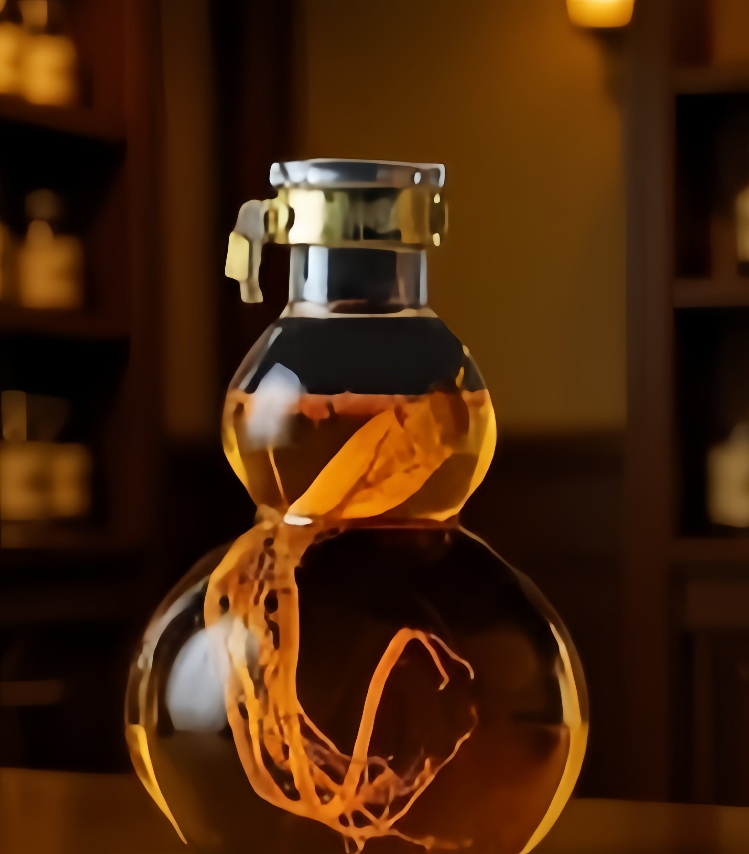 5斤装大口径空酒瓶葫芦酒瓶高硼硅耐热玻璃泡酒专用玻璃瓶耐高温
