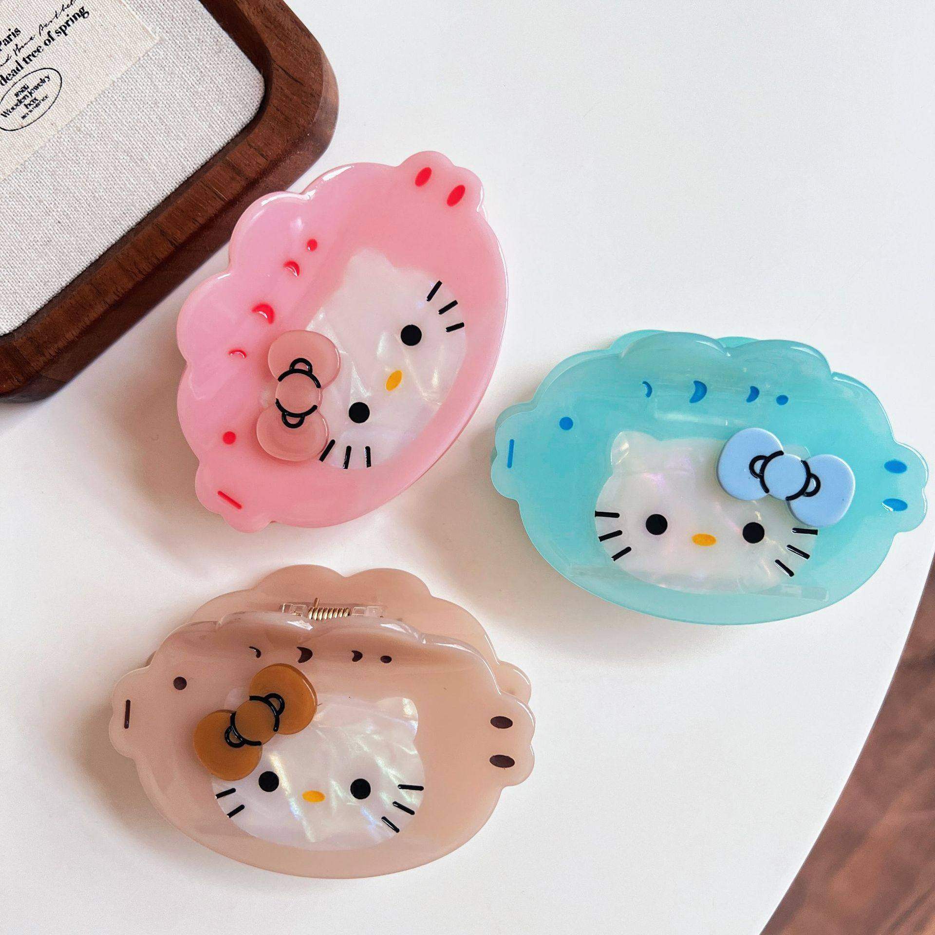 醋酸抓夹可爱绸鱼猫咪卡通少女发夹高级感盘发鲨鱼夹糖果色2026新,饰品/流行首饰/时尚饰品新,发饰,淘宝优惠券,粉丝福利购,淘宝优惠卷