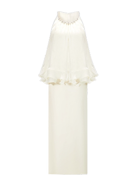 【七七酱直播间】CHICHY仙气名媛假两件吊带连衣裙长裙CC8A006252