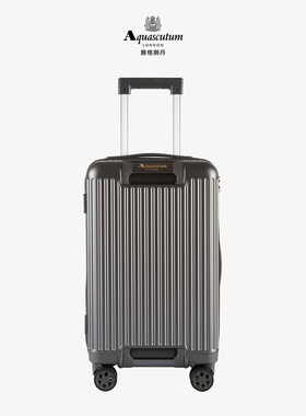 Aquascutum雅格狮丹 1851百年品牌 PC合金料 TSA密码锁20寸拉杆箱