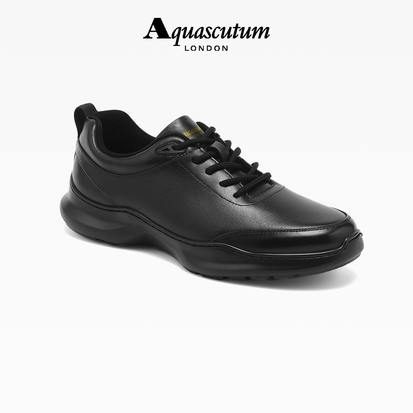 AQUASCUTUM JUNIOR经典厚底通勤系带运动舒适拼接百搭男休闲鞋