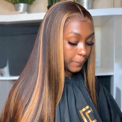 Wig Wigs Brazilian Human Hair Beautiful Root Lace Remy Bun