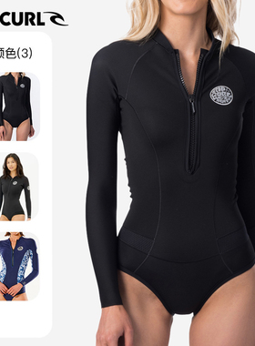 澳洲RIPCURL G雷湿衣1mm胸前拉链速干专业冲浪服潜水服连体泳衣女