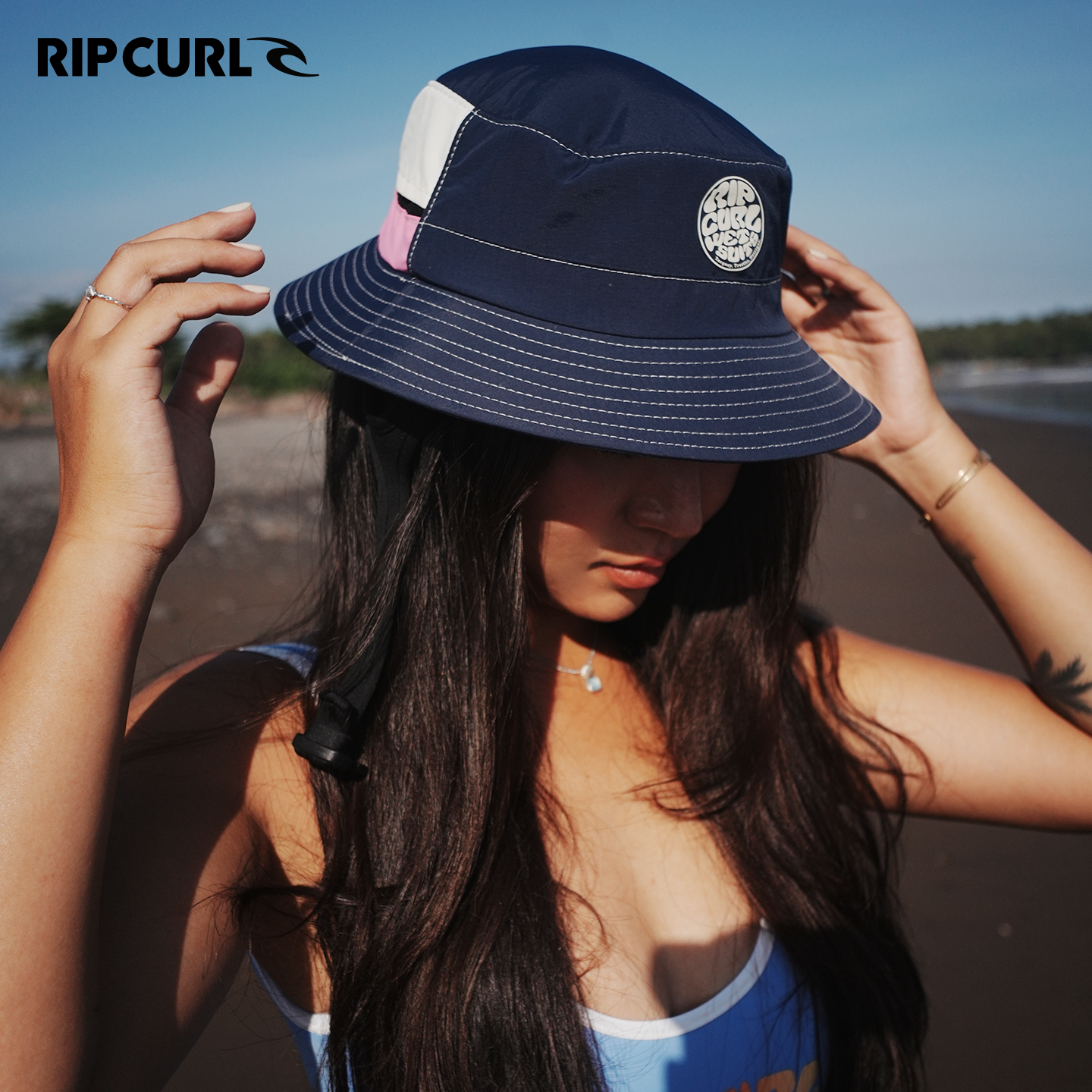 澳洲RIPCURL冲浪渔夫帽男女遮阳防晒帽沙滩帽子冲浪帽子