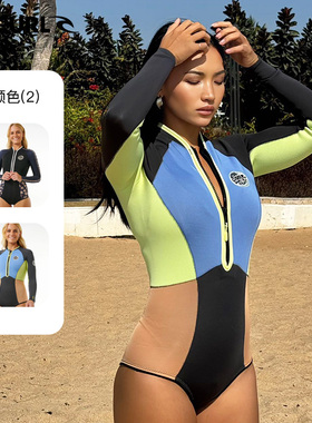澳洲RIPCURL G雷湿衣1.5mm胸前拉链速干专业冲浪服潜水服连体泳衣